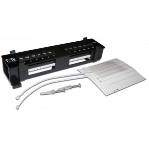 TWT wall mount horizontal patch panel, 12 port, UTP, 5E